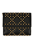 Christian Dior Lady Dior Studded Wallet 33-MA-0157, &pound;220, Accessories, Black, Leather, Front view